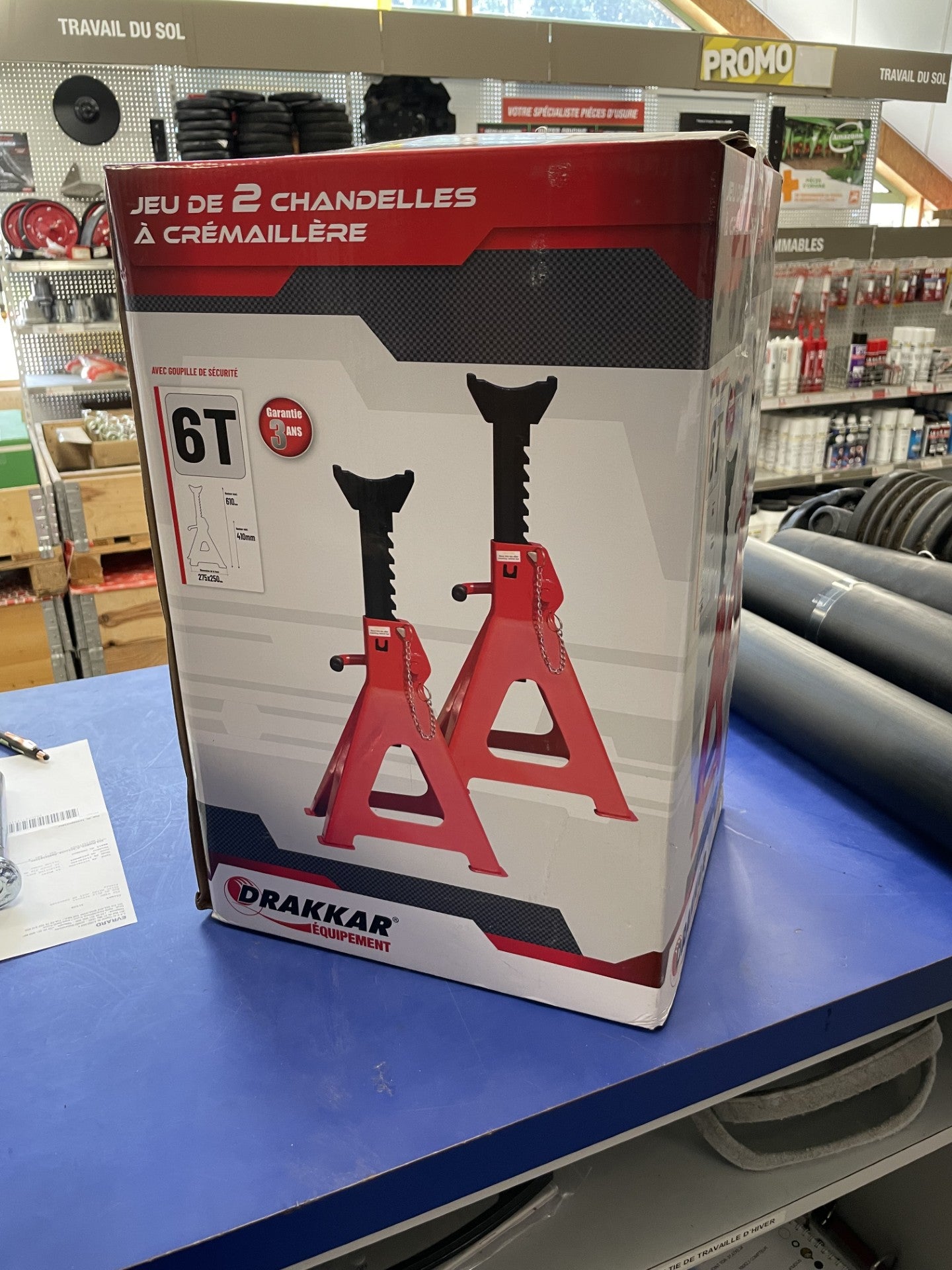jeu de 2 chandelles 6 tonnes