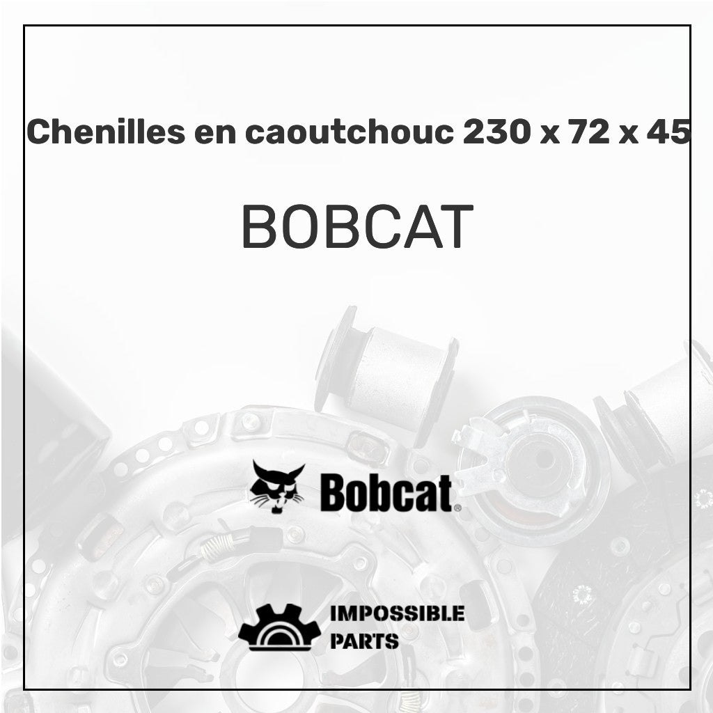 Chenilles en caoutchouc 230 x 72 x 45 , 6987733