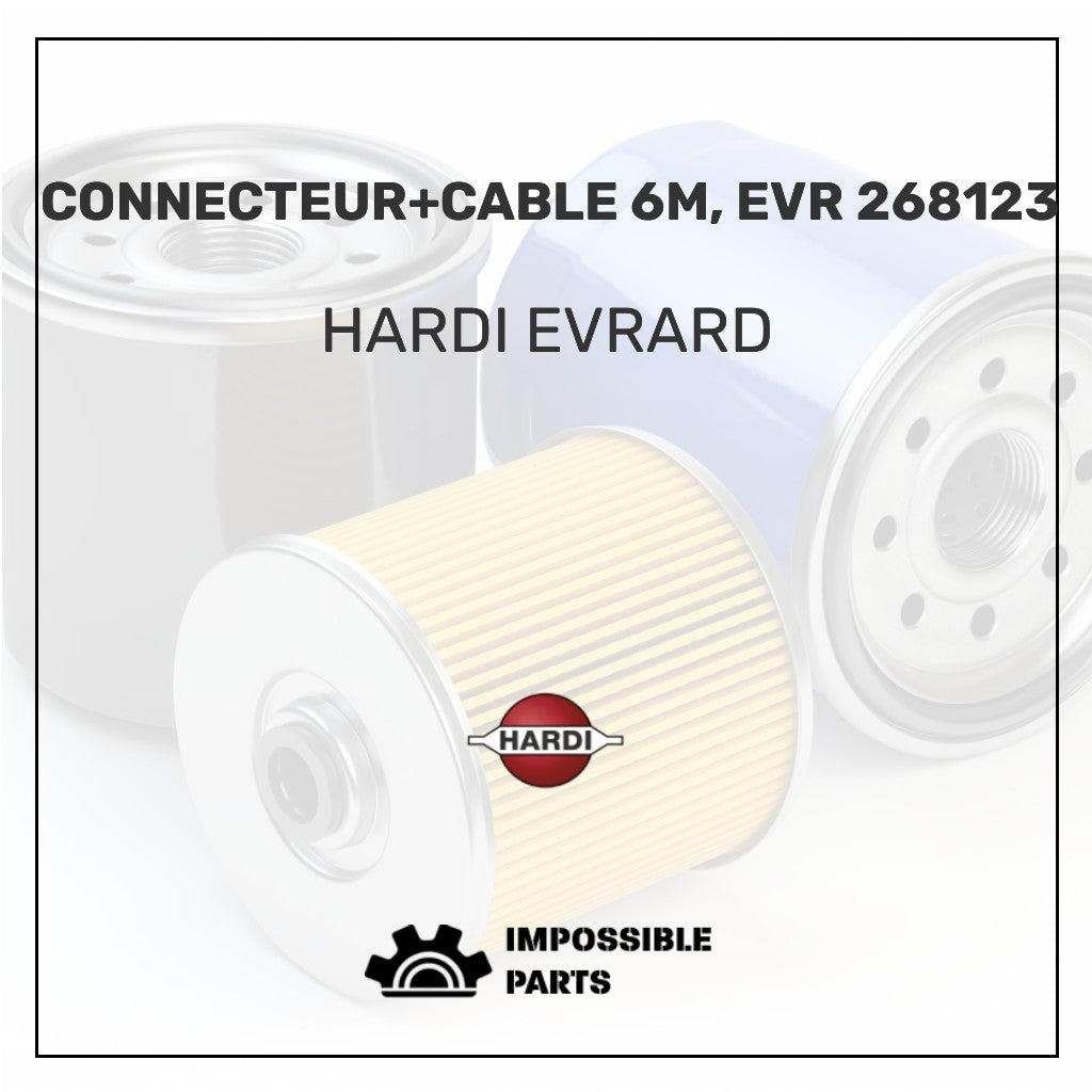 Connecteur+Cable 6M, Evr 268123