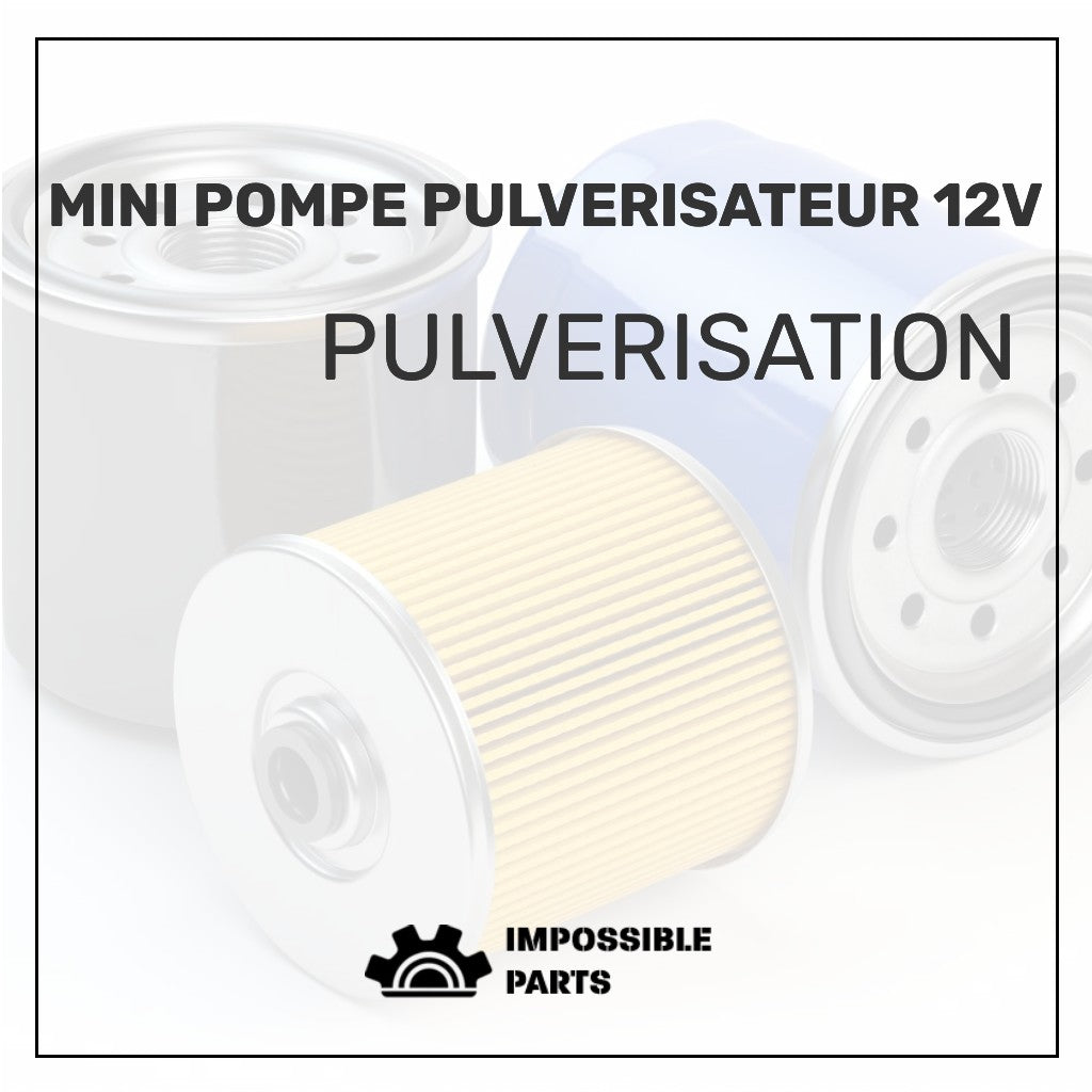 MINI POMPE PULVERISATEUR 12V