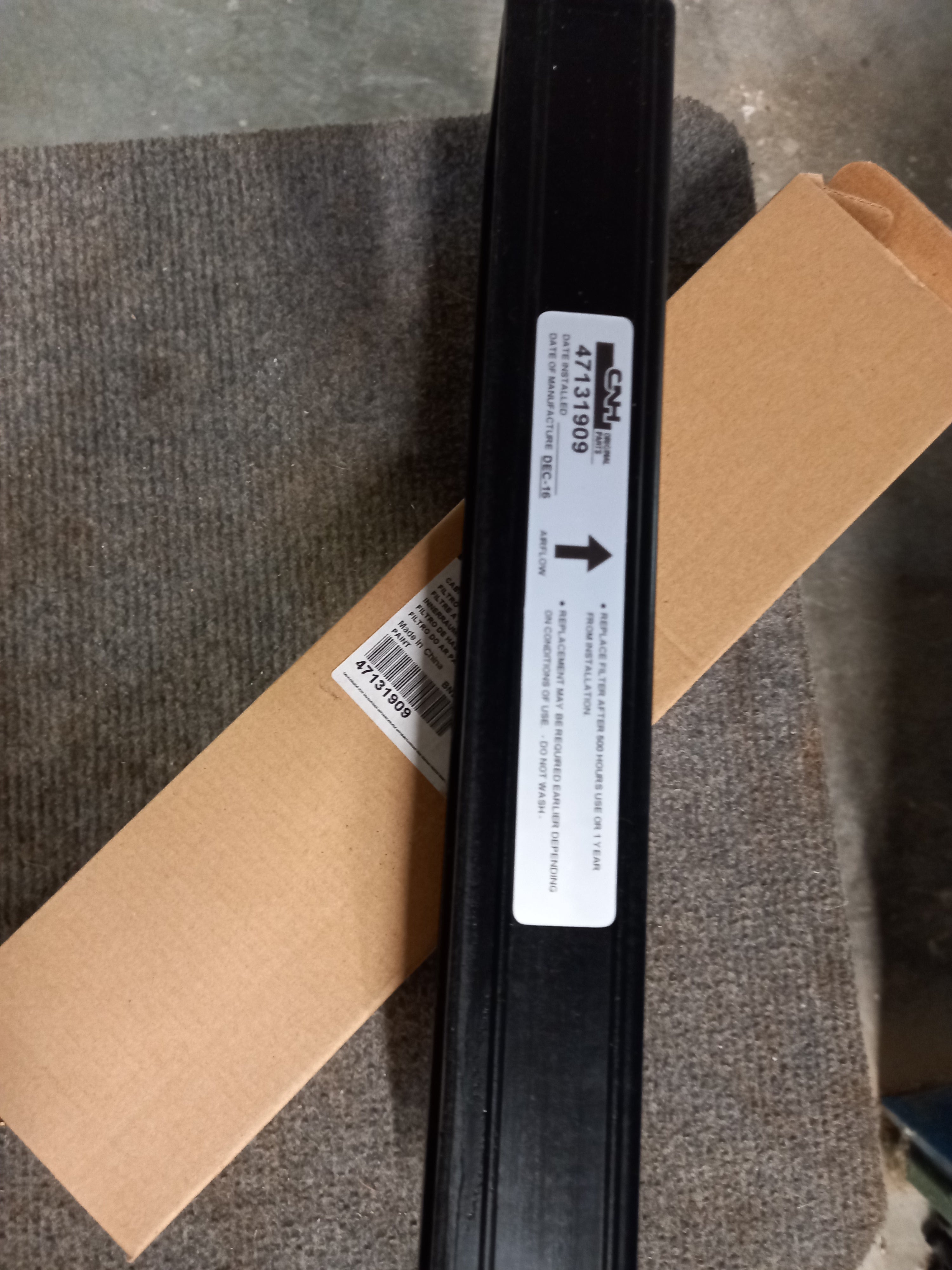 FILTRE A AIR CABINE, NHF 47131909