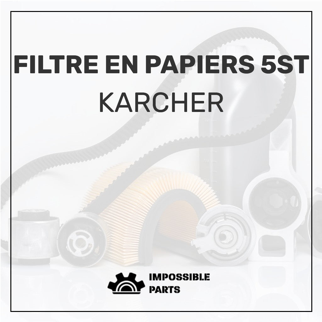 FILTRE EN PAPIERS 5ST