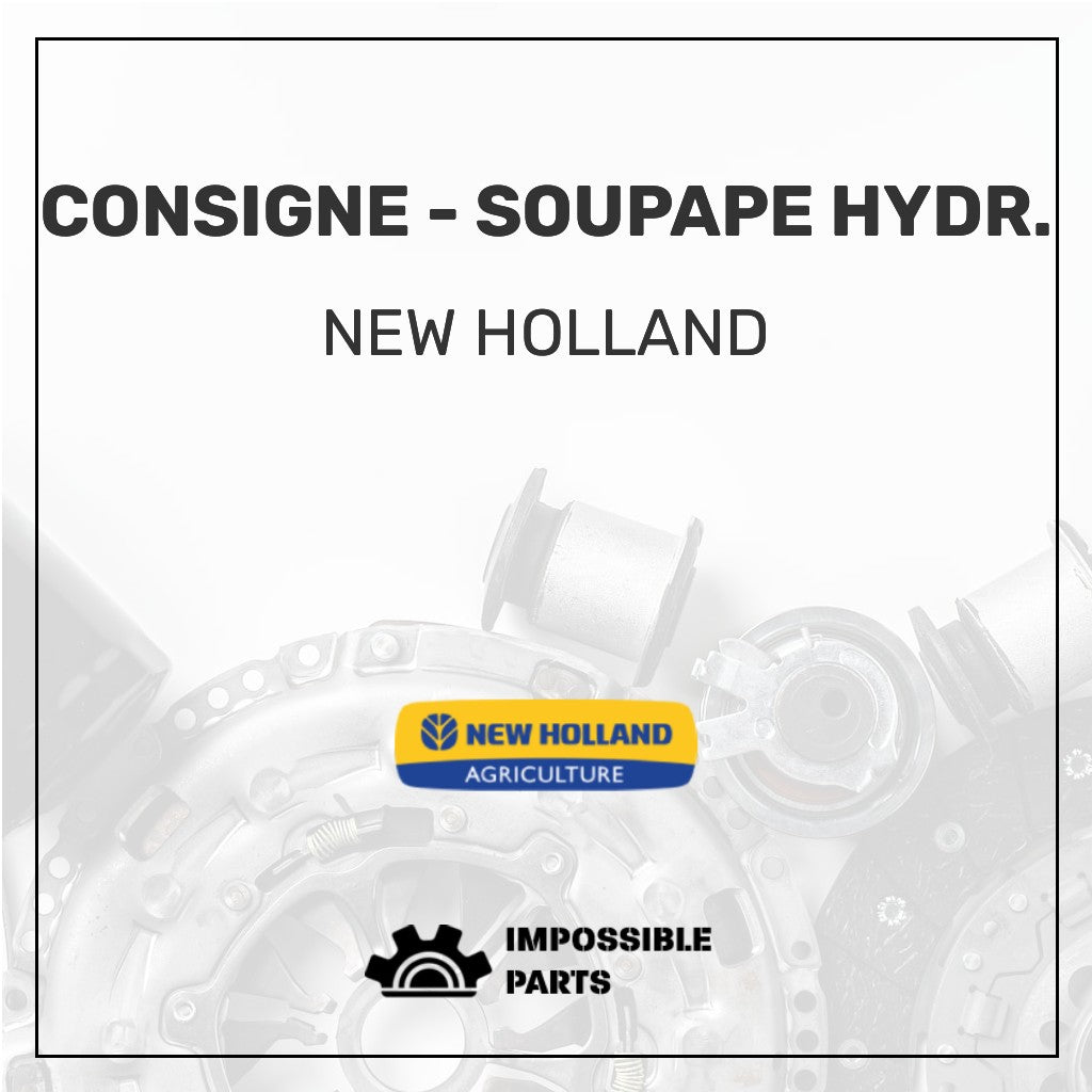 Consigne - Soupape Hydr. 84230181C