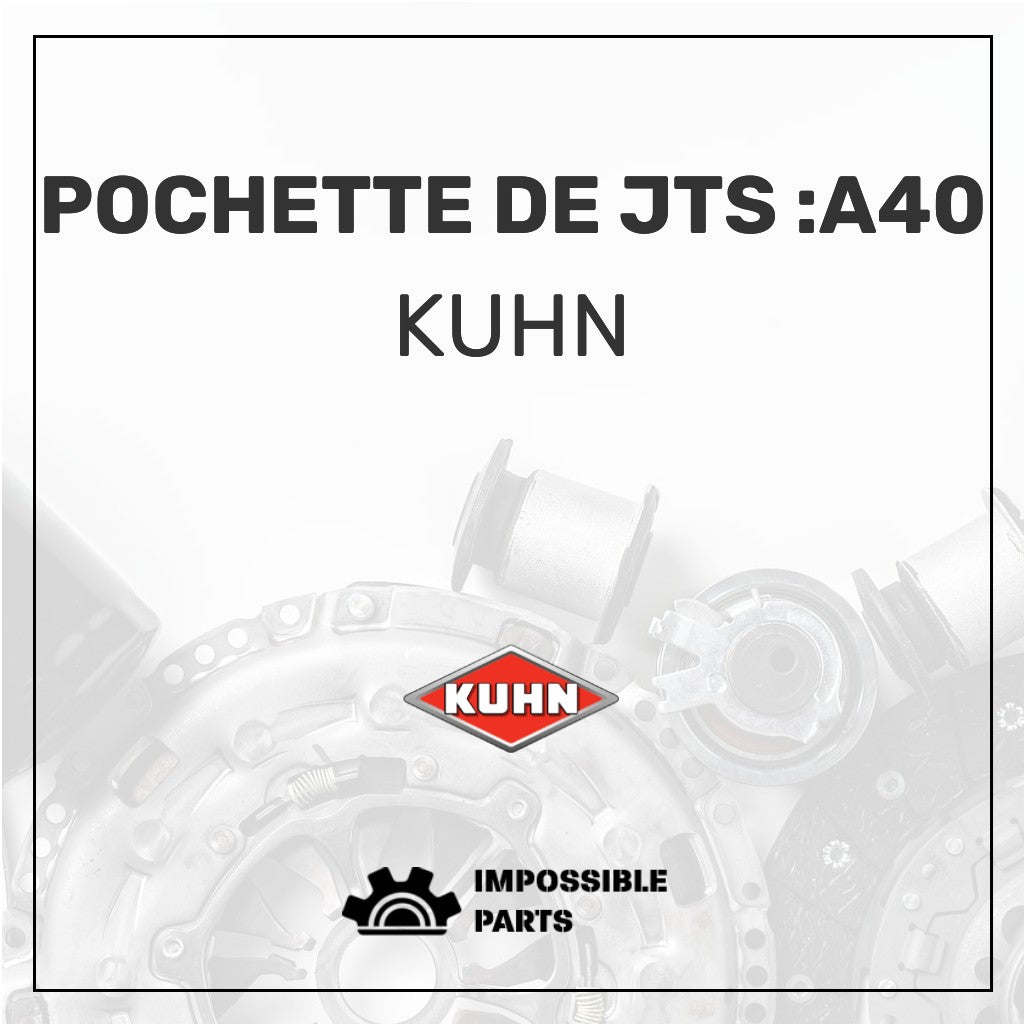 POCHETTE DE JTS :A40