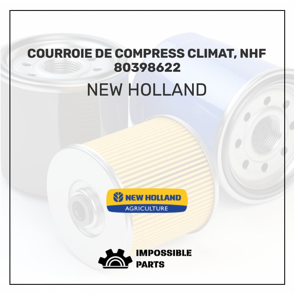 COURROIE DE COMPRESS CLIMAT, NHF 80398622