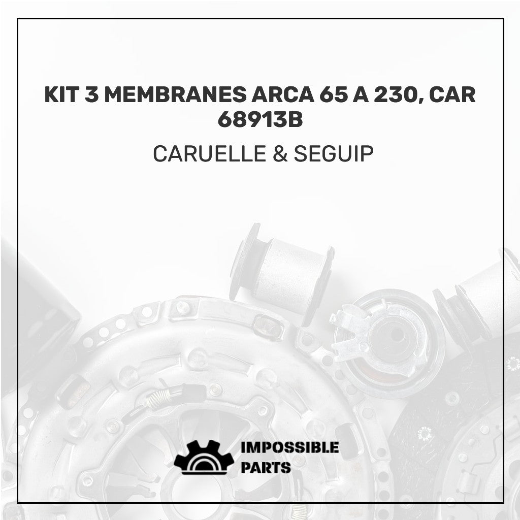 KIT 3 MEMBRANES ARCA 65 A 230, CAR 68913B