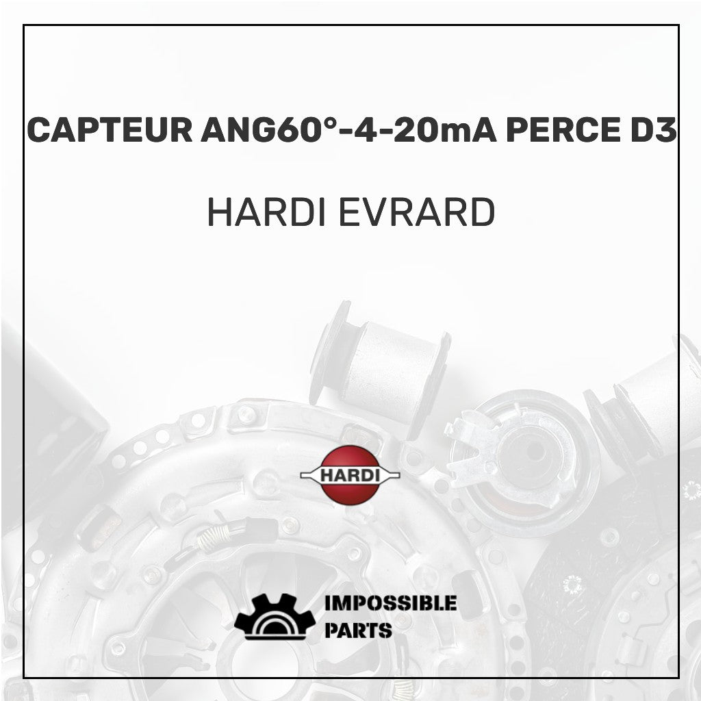 CAPTEUR ANG60°-4-20mA PERCE D3