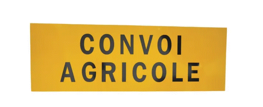 Panneau Convoi Agricole Aluminium Classe 2 1200 X 400 Mm 488861