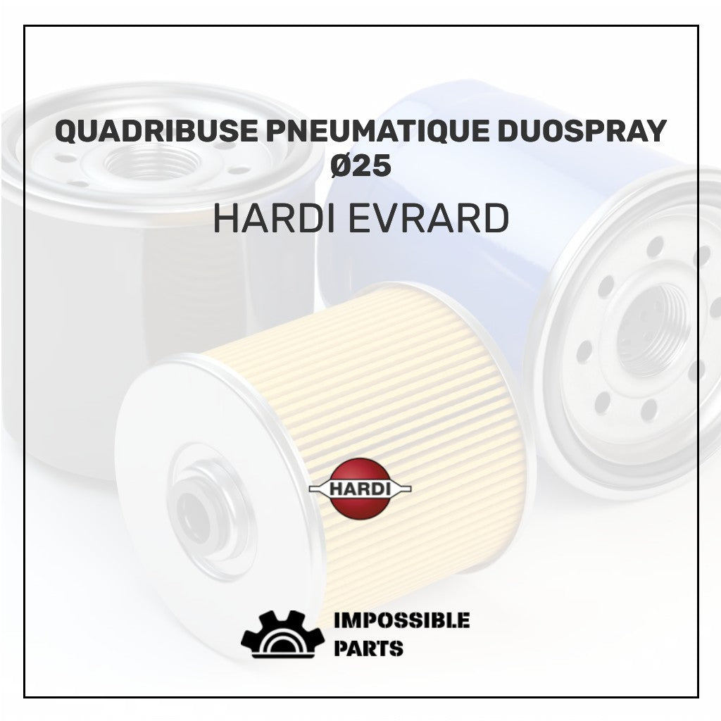 QUADRIBUSE PNEUMATIQUE DUOSPRAY Ø25