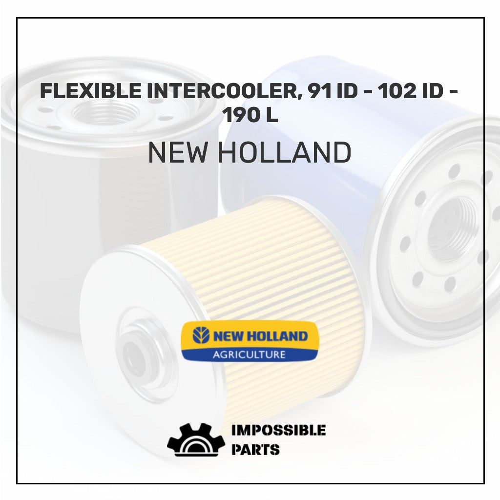FLEXIBLE INTERCOOLER, 91 ID - 102 ID - 190 L