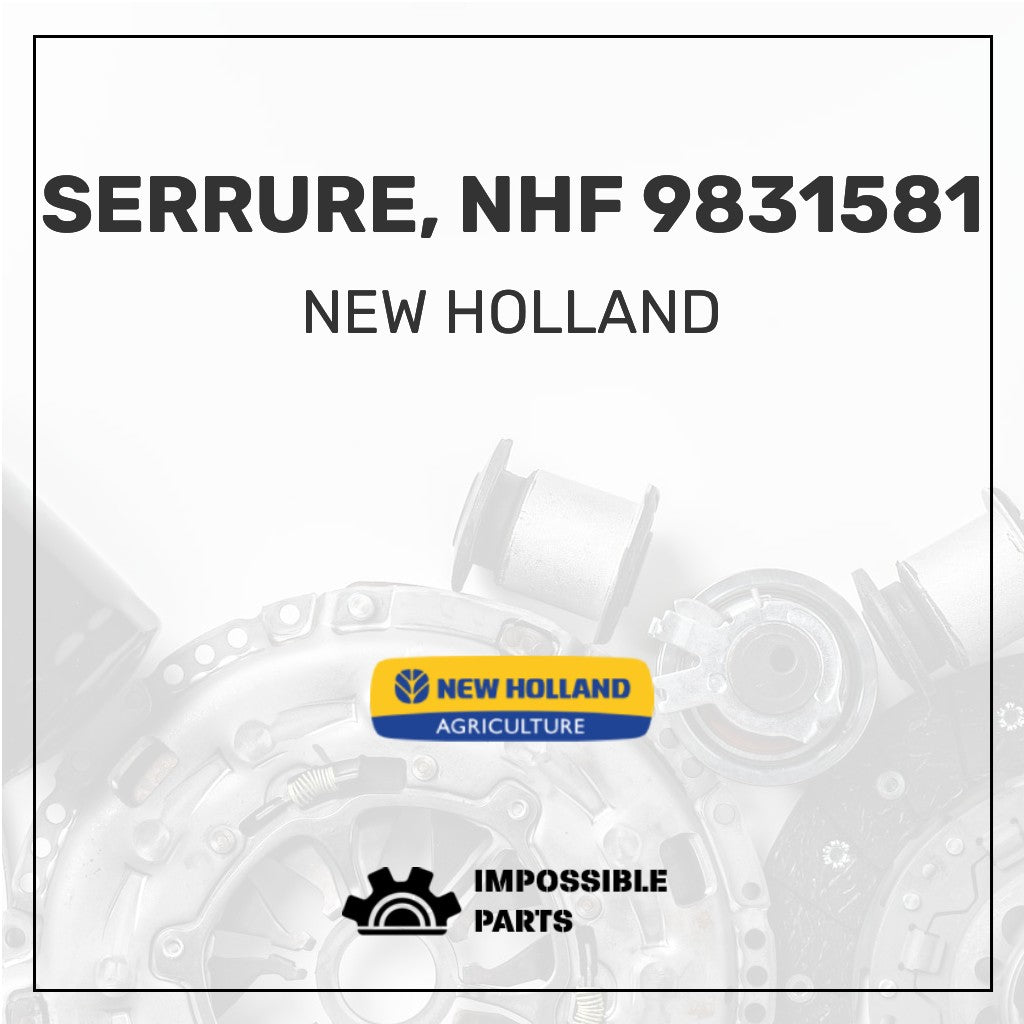 Serrure, Nhf 9831581