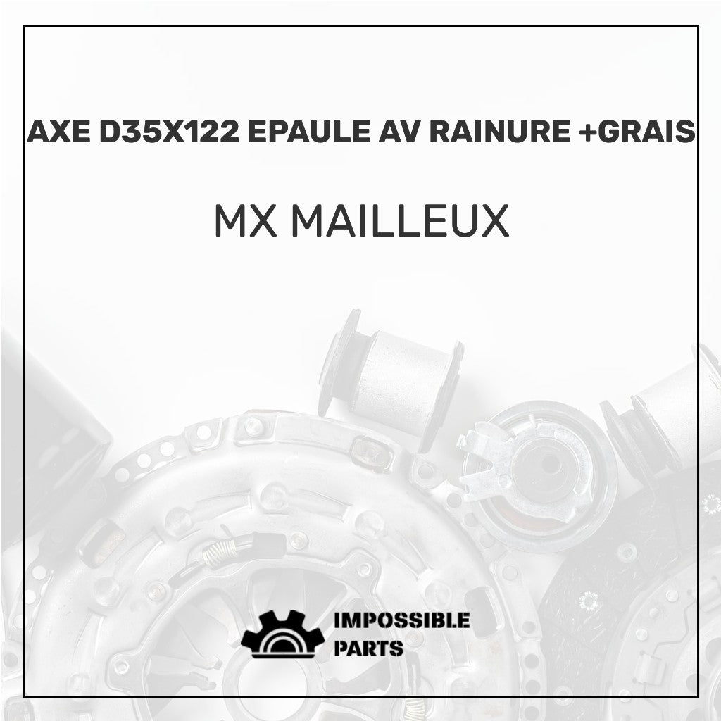 AXE + GRAISSEUR 30X135 RÉF. 307319 MX MAILLEUX