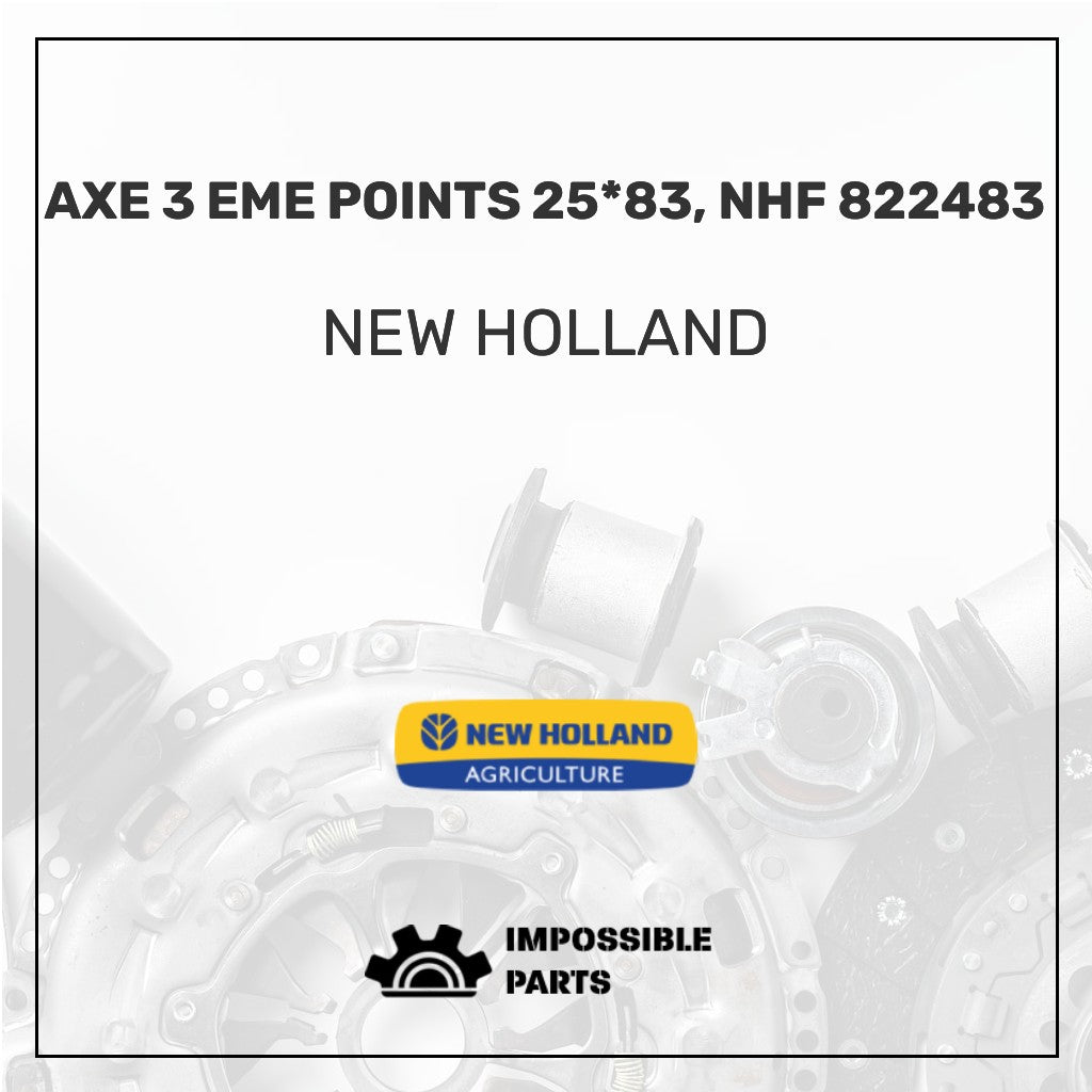 AXE 3 EME POINTS 25*83, NHF 822483