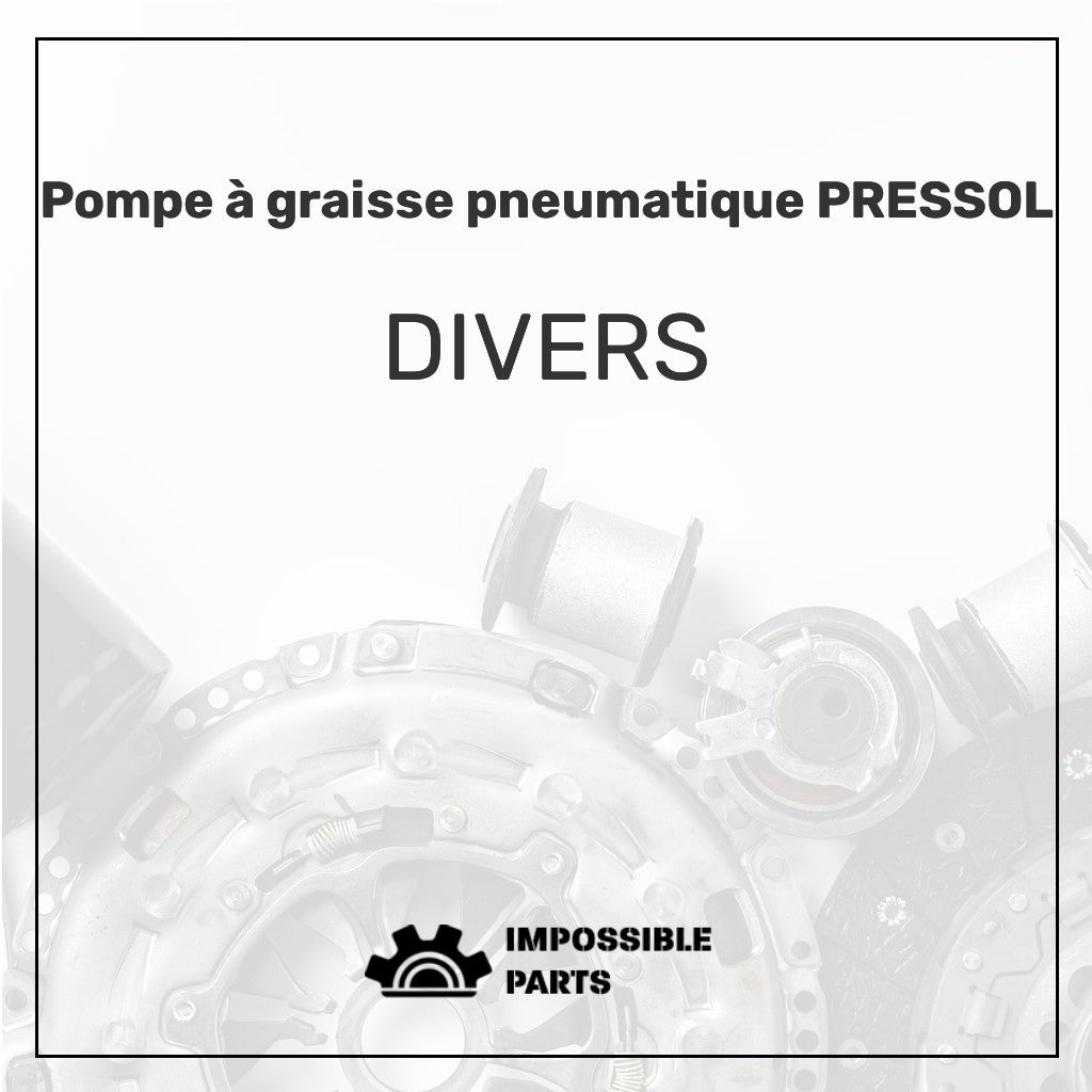 Pompe à graisse pneumatique PRESSOL