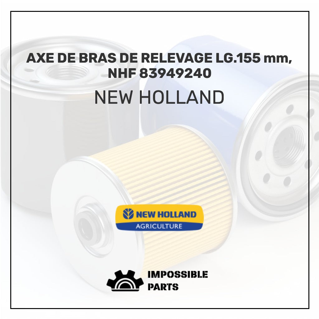 AXE DE BRAS DE RELEVAGE LG.155 mm, NHF 83949240